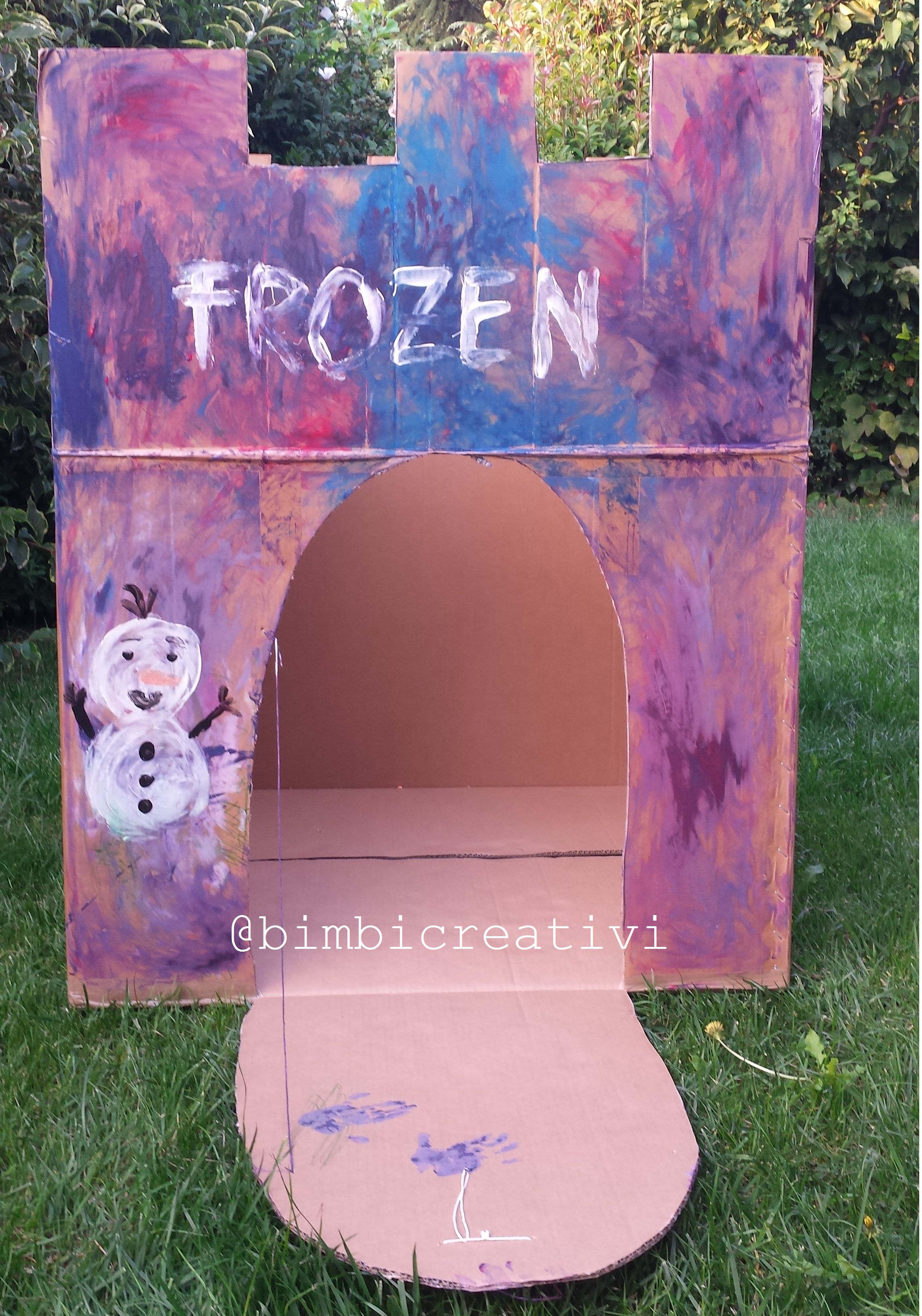 Come costruire il CASTELLO di FROZEN - DIY Frozen Castle
