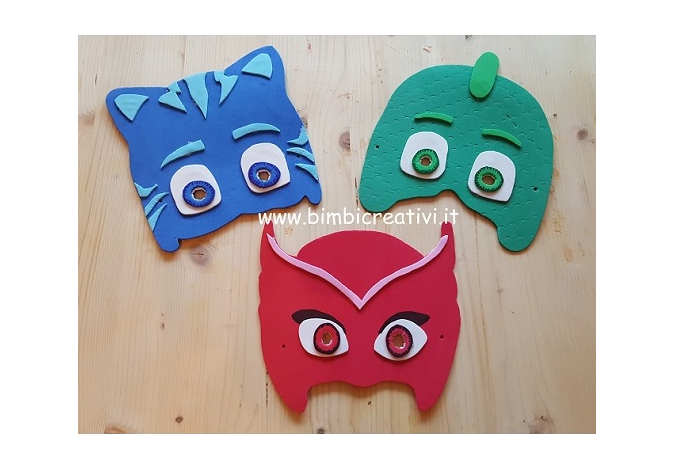 Le Maschere Dei Super Pigiamini Pj Masks Con Modello Stampabile Bimbi Creativi
