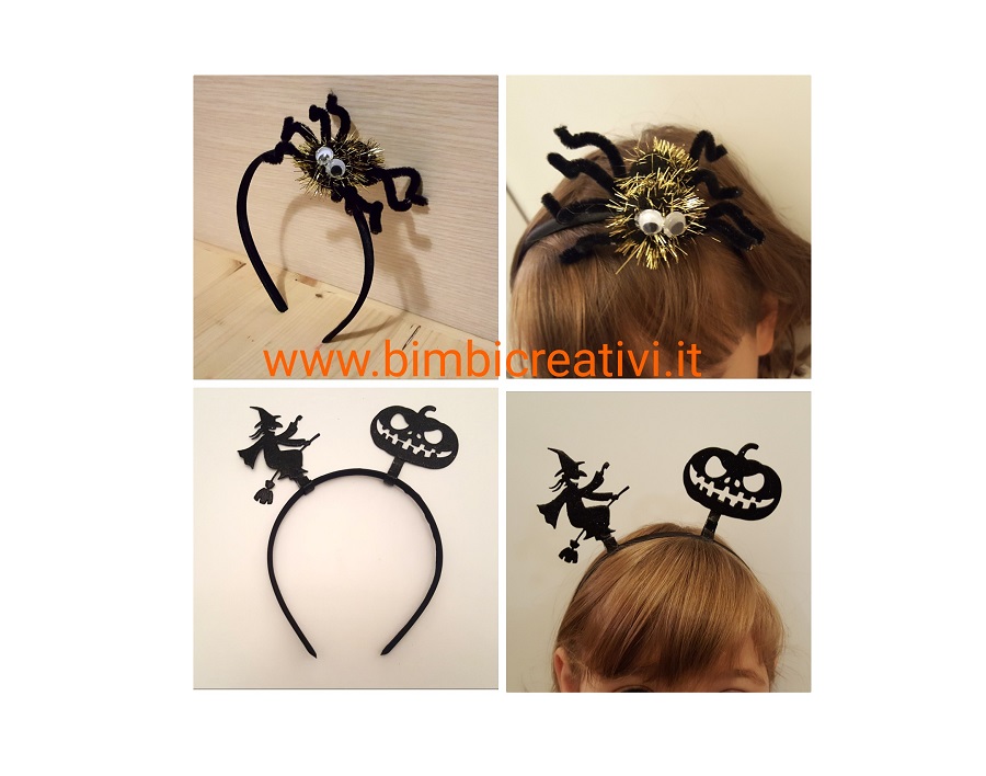 Amosfun con zucca accessorio per capelli in maschera cosplay feste di Halloween Cerchietto per capelli per Halloween 