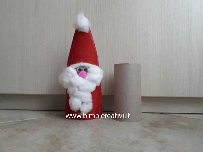 Come Fare Babbo Natale Con I Rotoli Di Carta Bimbi Creativi