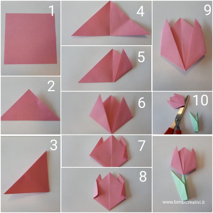 5 origami per bambini  Origami bambini, Origami semplici per bambini,  Origami semplici