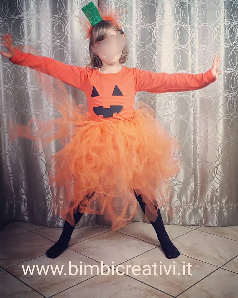 HALLOWEEN COSTUME DA ZUCCA FAI DA TE (SENZA CUCITURE) Bimbi Creativi