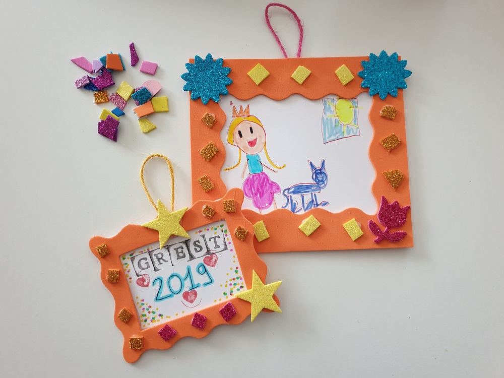 Laboratorio Per Bambini Cornice Fai Da Te Bimbi Creativi