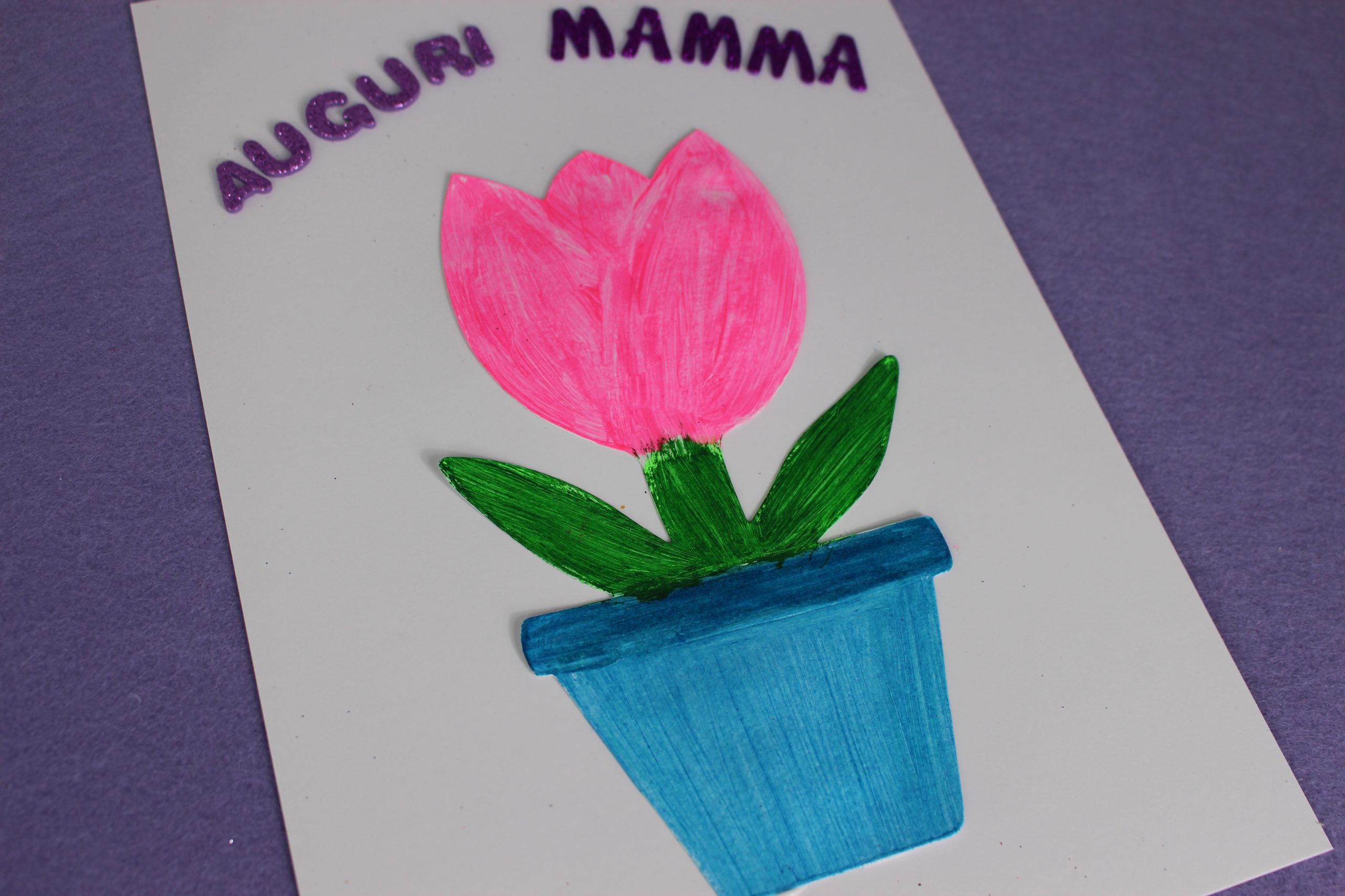 Biglietti per la Festa della Mamma Biglietto pop up con fiori - Lavoretti  Creativi