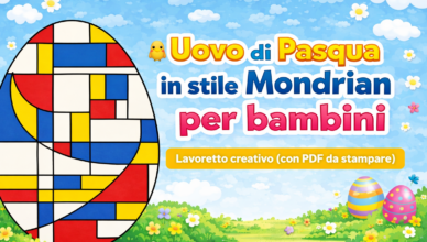 Mondrian uovo di pasqua