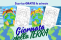 Lavoretto per la Giornata della Terra: bambini che abbracciano il mondo (schede da stampare gratis)
