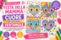 💖 Lavoretto Festa della Mamma: cuore con occhiali zentangle (facile e creativo per bambini)