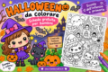 Halloween da colorare: una scheda divertente per bambini