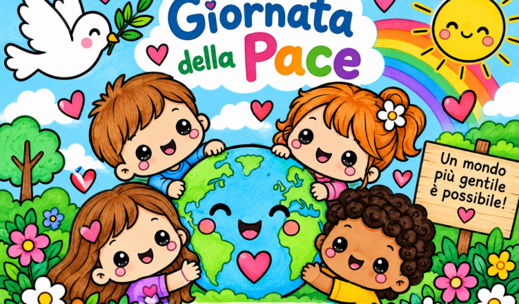 Scheda da colorare per la giornata della pace