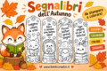 Segnalibri dell’autunno da stampare e colorare: 4 idee per bambini